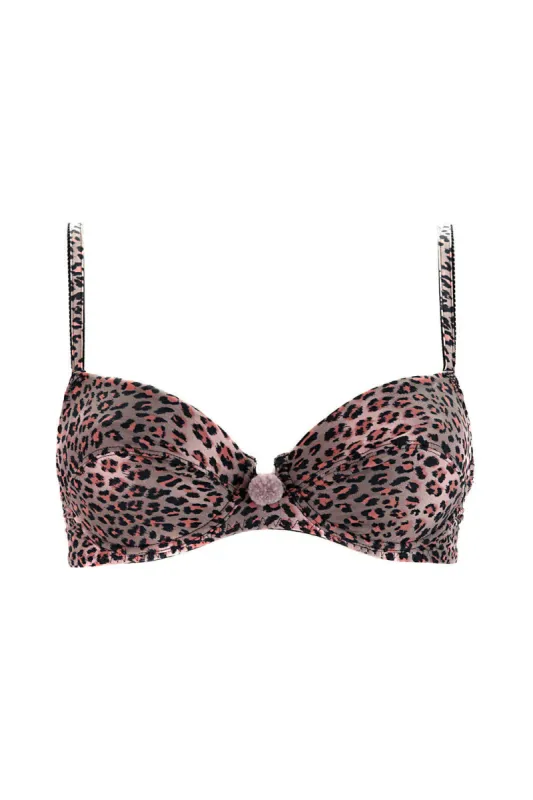 Antigel C68 Panthere Des Neiges Underwired full cup bra sold by Antigel