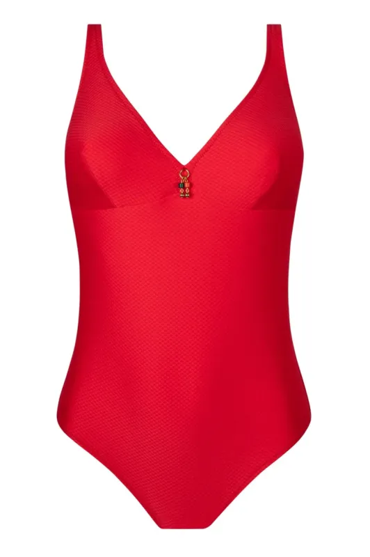 Antigel 07B La Vogueuse Non Wire Halter Swimsuit sold by Antigel