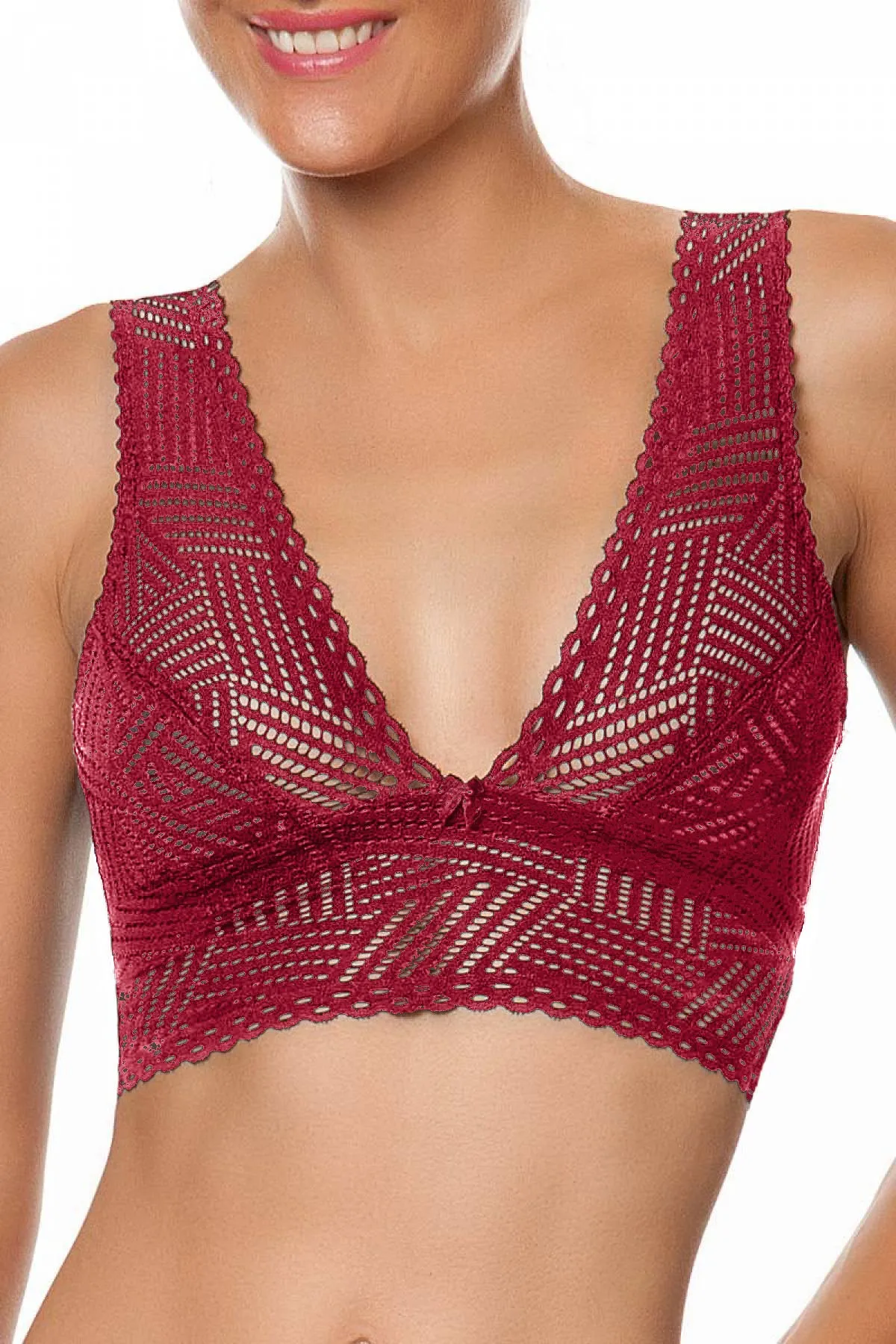 Antigel C37 Tressage Graphic Bralette sold by Antigel
