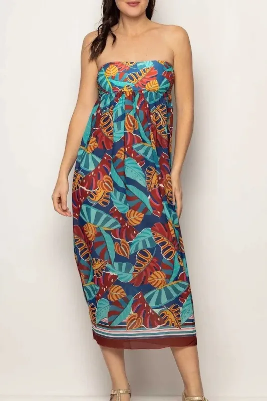 Antigel 54b La Foglia Antigel Long Beach Dress sold by Antigel