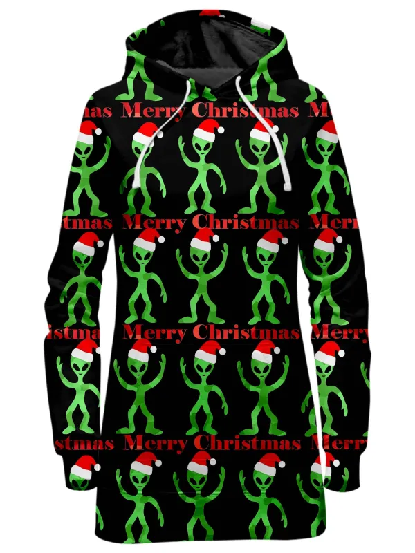 Alien Christmas Hoodie Dress sold by iEDM
