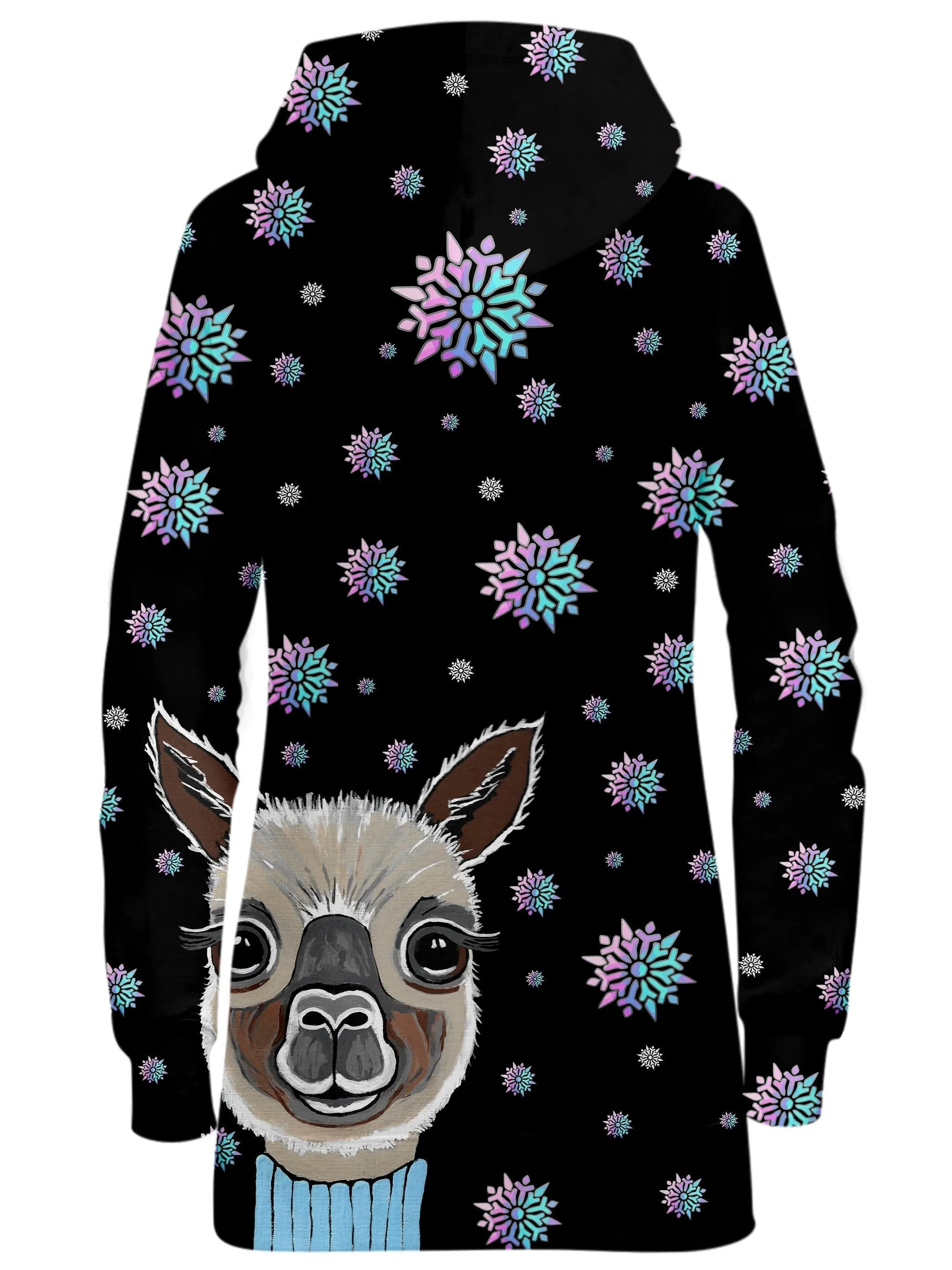 Alpaca Christmas Hoodie Dress sold by iEDM product image thumbnail 2