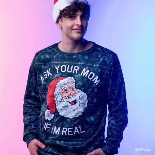 Ask Your Mom Ugly Sweater sold by iEDM product image thumbnail 4