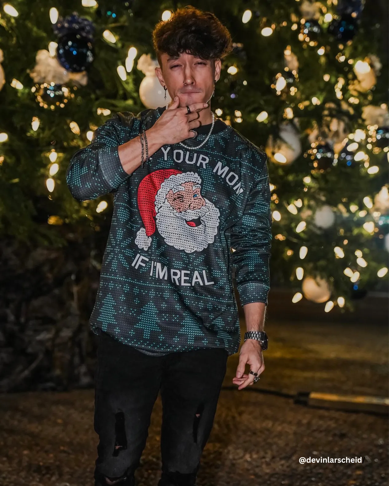 Ask Your Mom Ugly Sweater sold by iEDM product image thumbnail 3