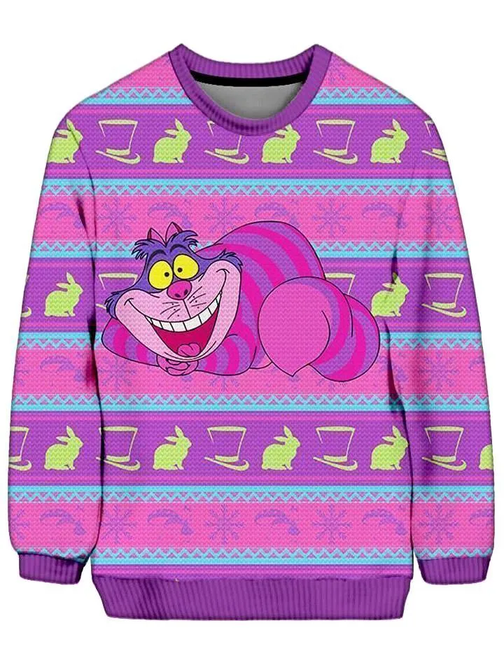 Cheshire Cat Ugly Sweater sold by iEDM