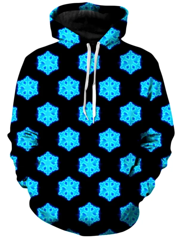 Neon Snowflake Unisex Hoodie sold by iEDM
