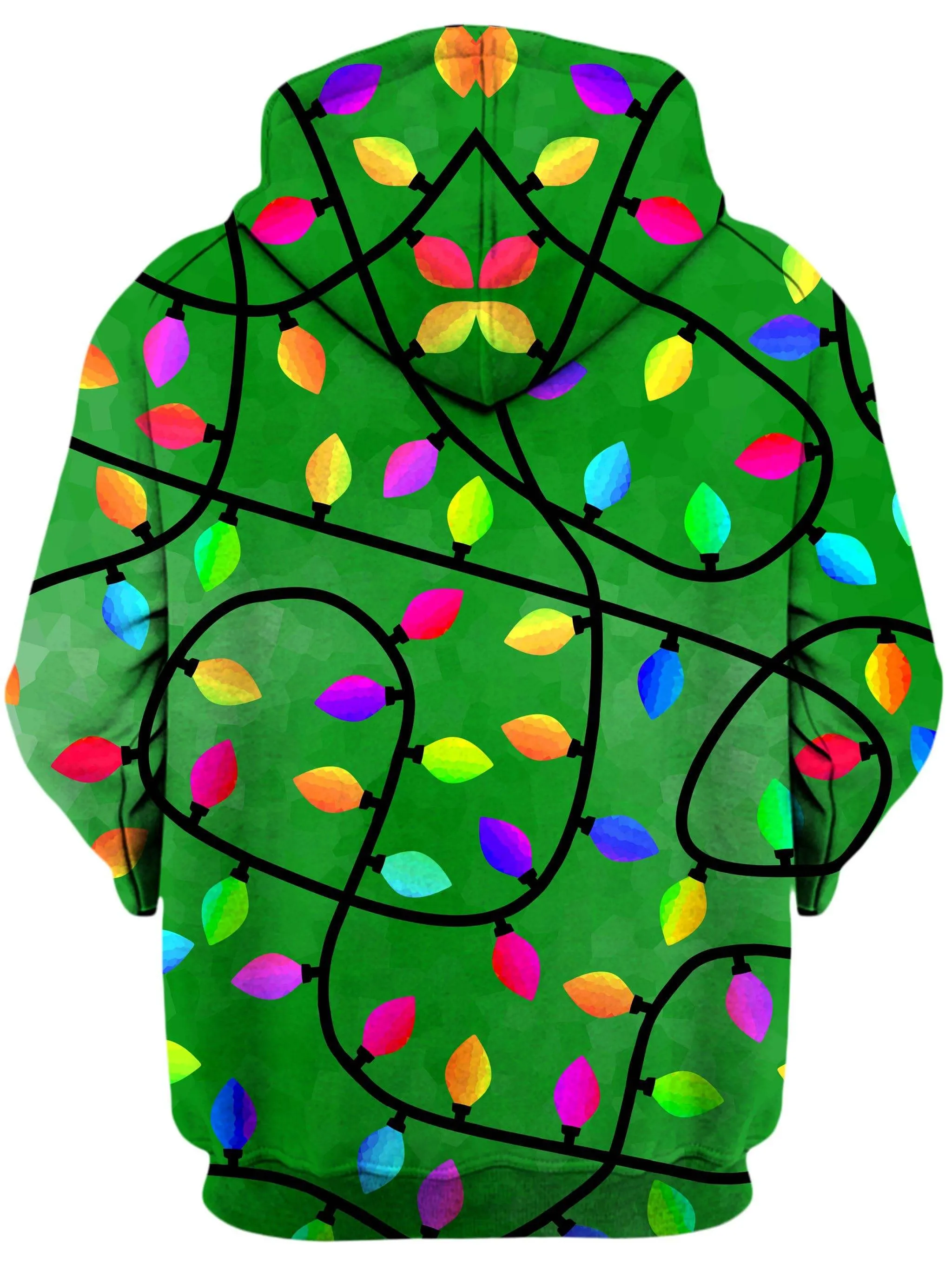 Christmas Lights Green Unisex Hoodie sold by iEDM product image thumbnail 2