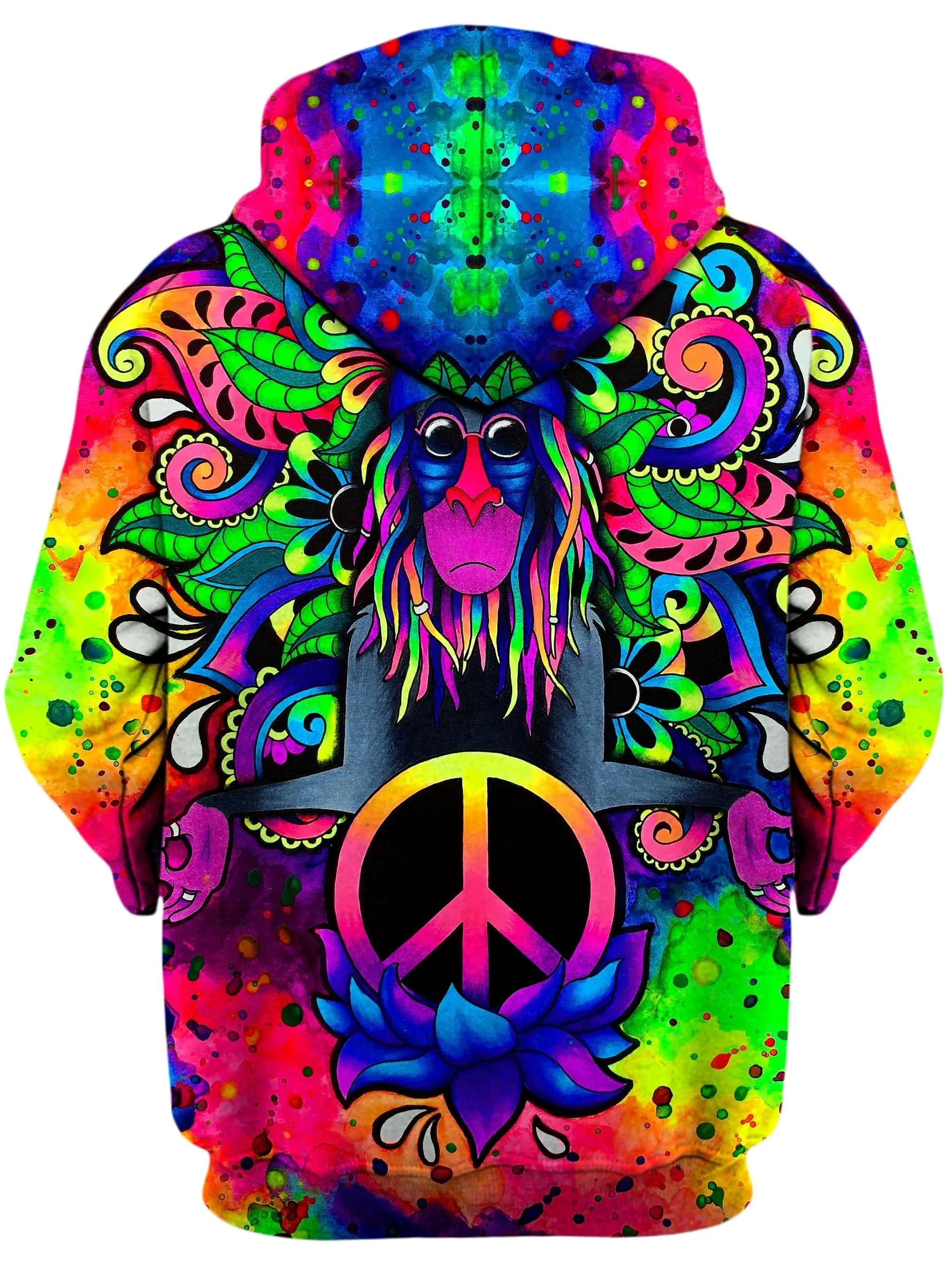 Peace Rafiki Unisex Hoodie sold by iEDM product image thumbnail 2