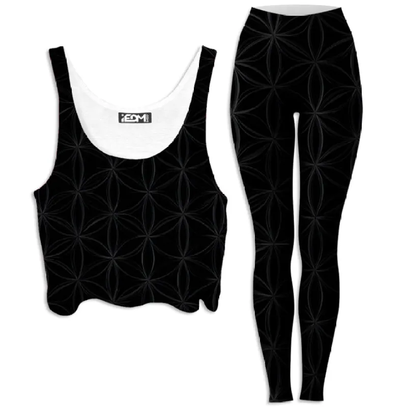 Ethereal Crop Top and Leggings Combo sold by iEDM