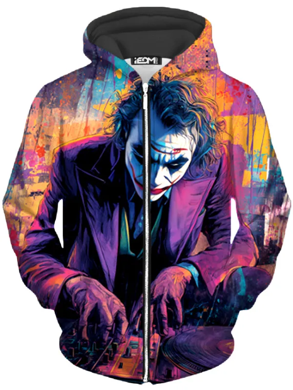 Deranged Frequencies Unisex Zip-Up Hoodie sold by iEDM