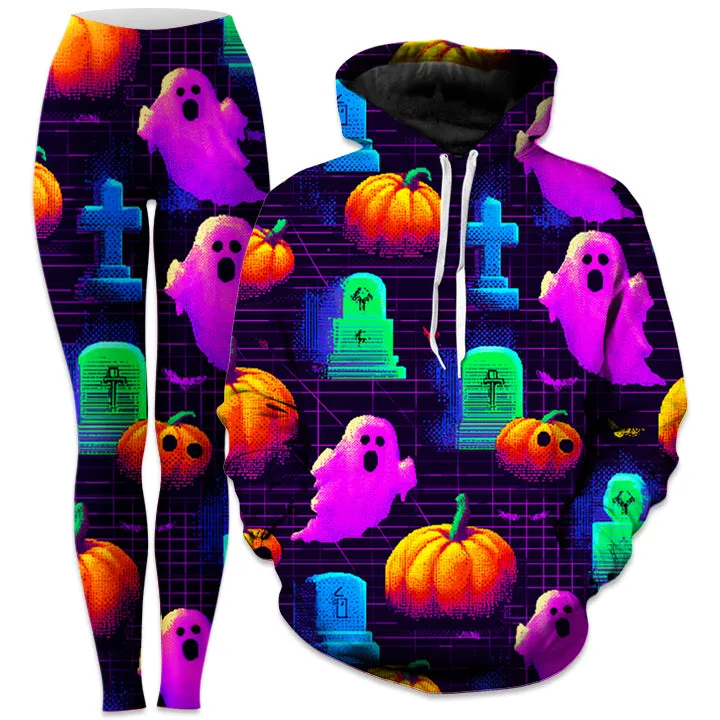 8 Bit Halloween Hoodie and Leggings Combo sold by iEDM