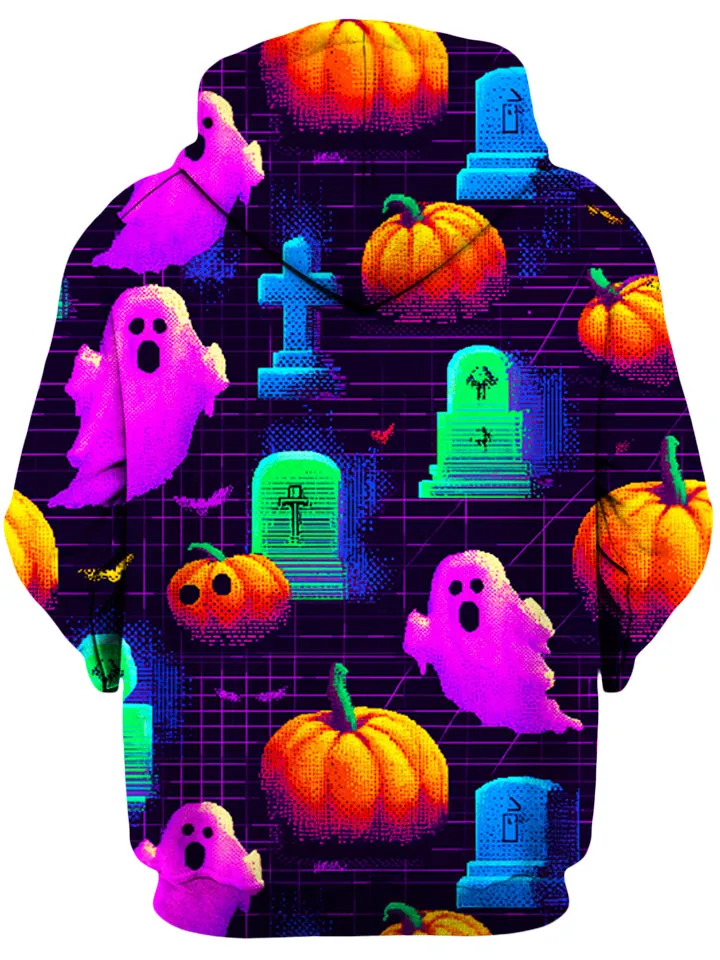 8 Bit Halloween Unisex Hoodie sold by iEDM product image thumbnail 2