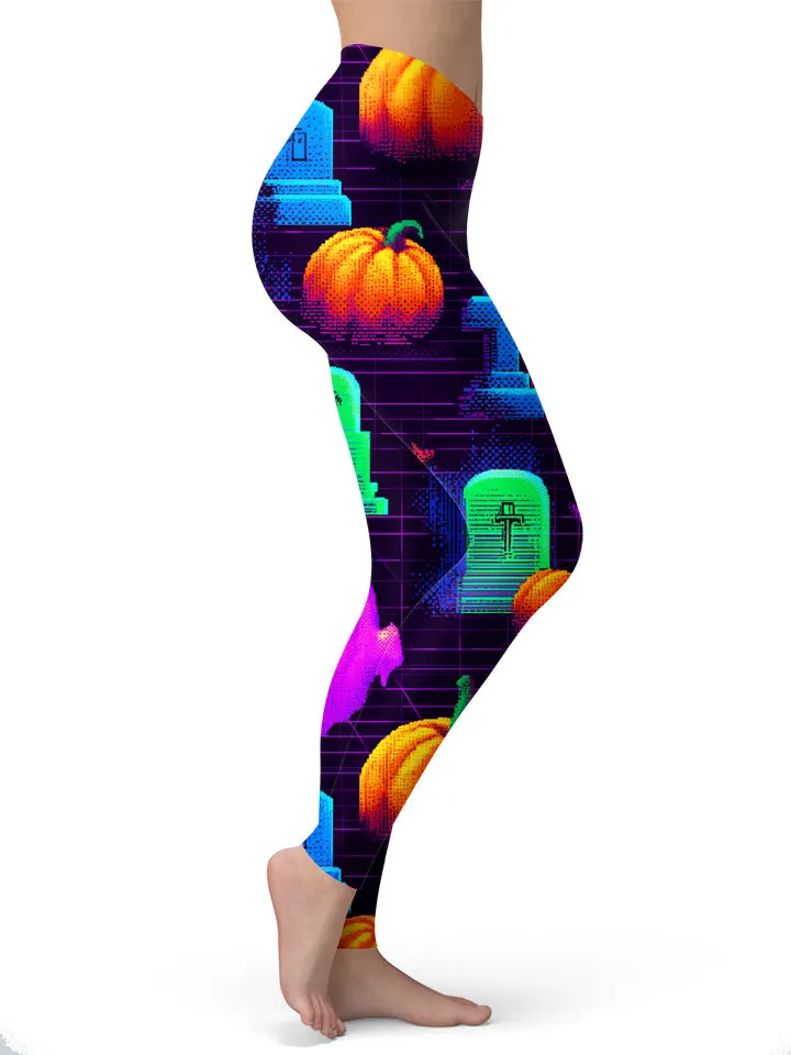 8 Bit Halloween Leggings sold by iEDM product image thumbnail 3
