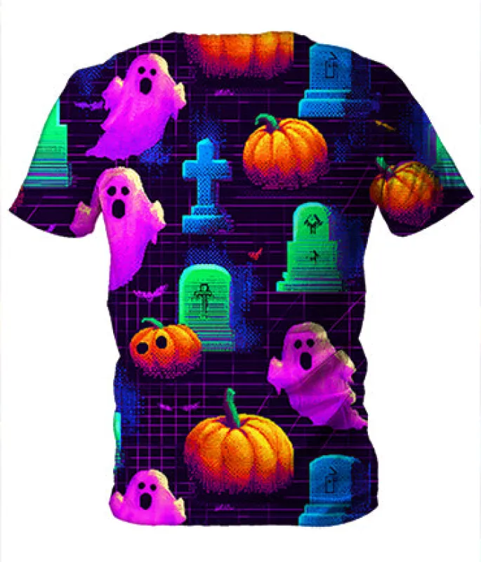 8 Bit Halloween Men's T-Shirt sold by iEDM