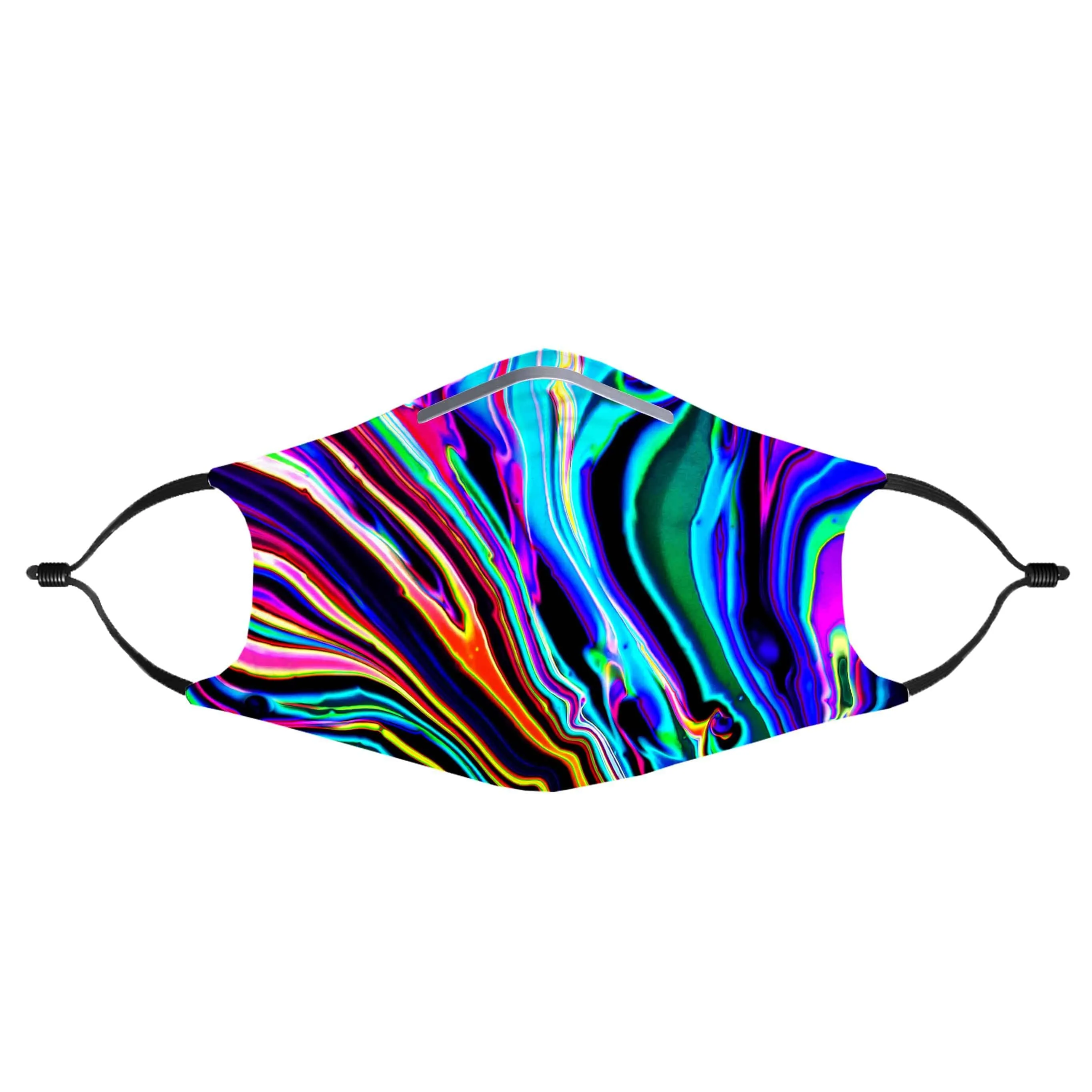 Neon Rift Face Mask With (4) PM 2.5 Carbon Inserts sold by iEDM