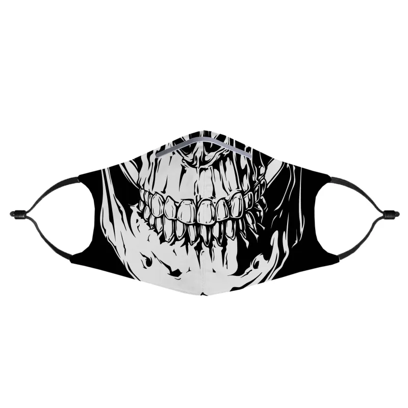 Bones Face Mask With (4) PM 2.5 Carbon Inserts sold by iEDM