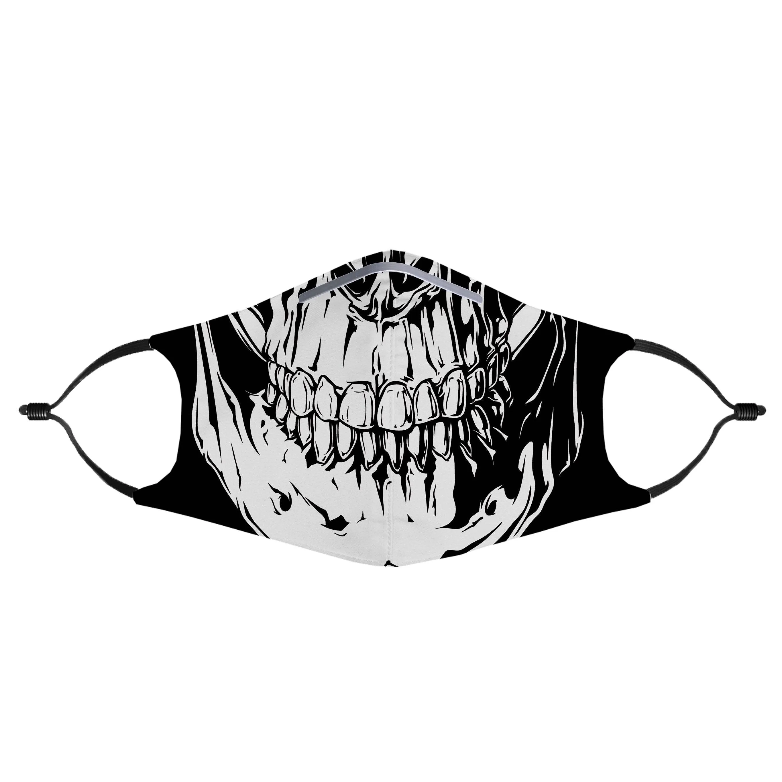 Bones Face Mask With (4) PM 2.5 Carbon Inserts sold by iEDM