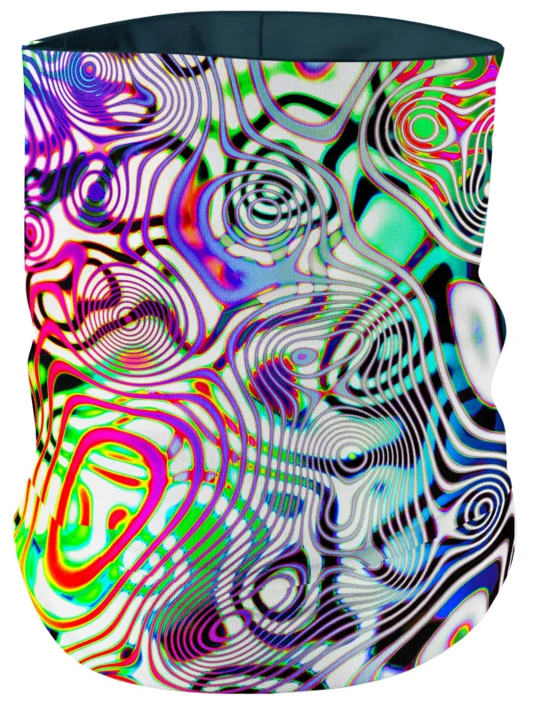 Rainbow Ripples Bandana Mask sold by iEDM