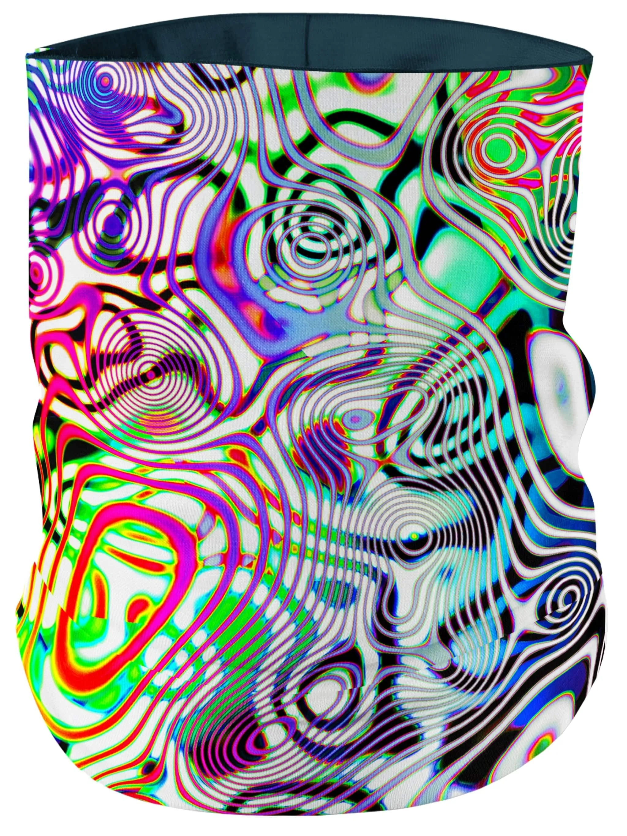 Rainbow Ripples Bandana Mask sold by iEDM