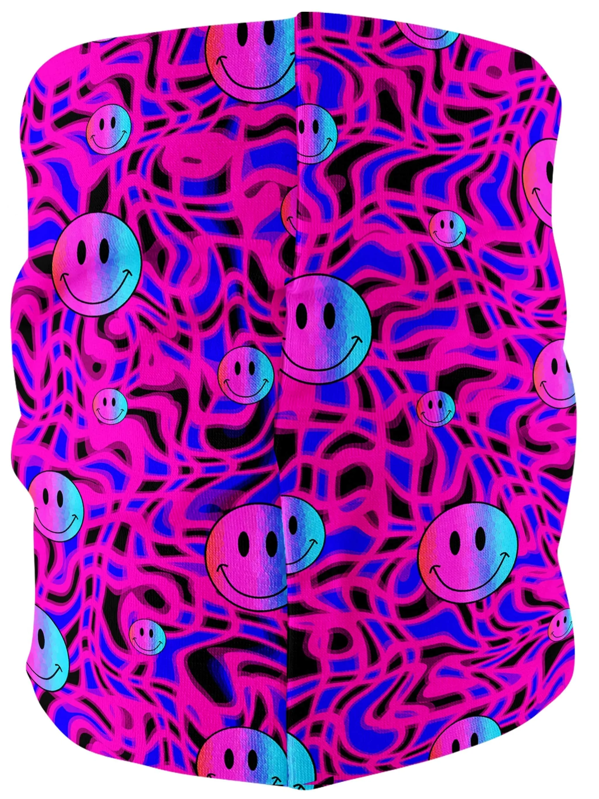 Trippy Smiles Bandana Mask sold by iEDM product image thumbnail 2