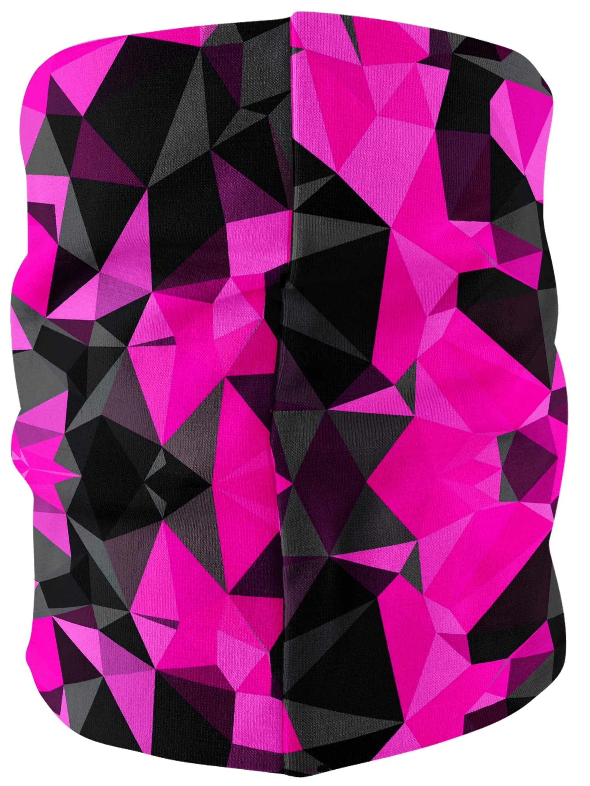 Pink and Black Geo Bandana Mask sold by iEDM product image thumbnail 2