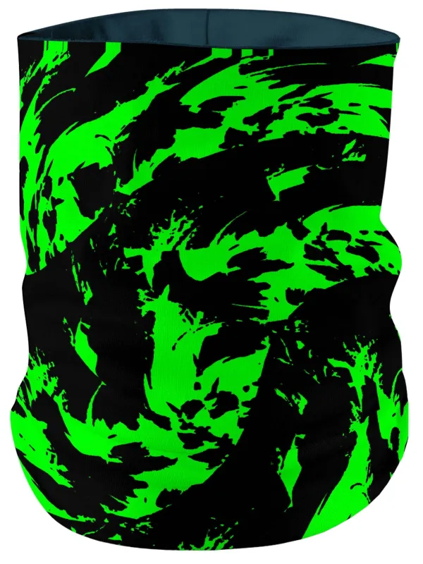 Neon Graffiti Paint Splatter Bandana Mask sold by iEDM