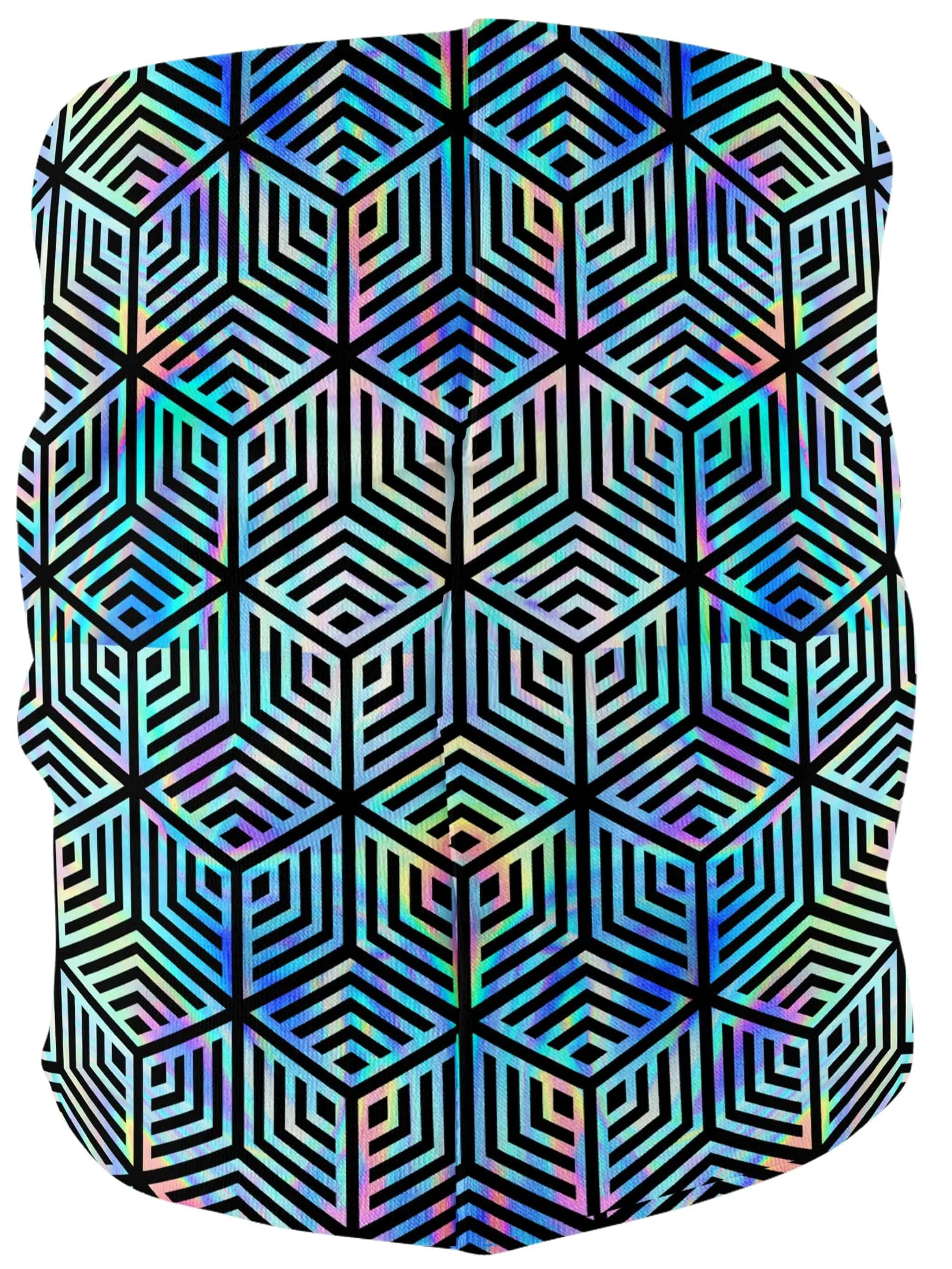 Holographic Hexagon Bandana Mask sold by iEDM product image thumbnail 2