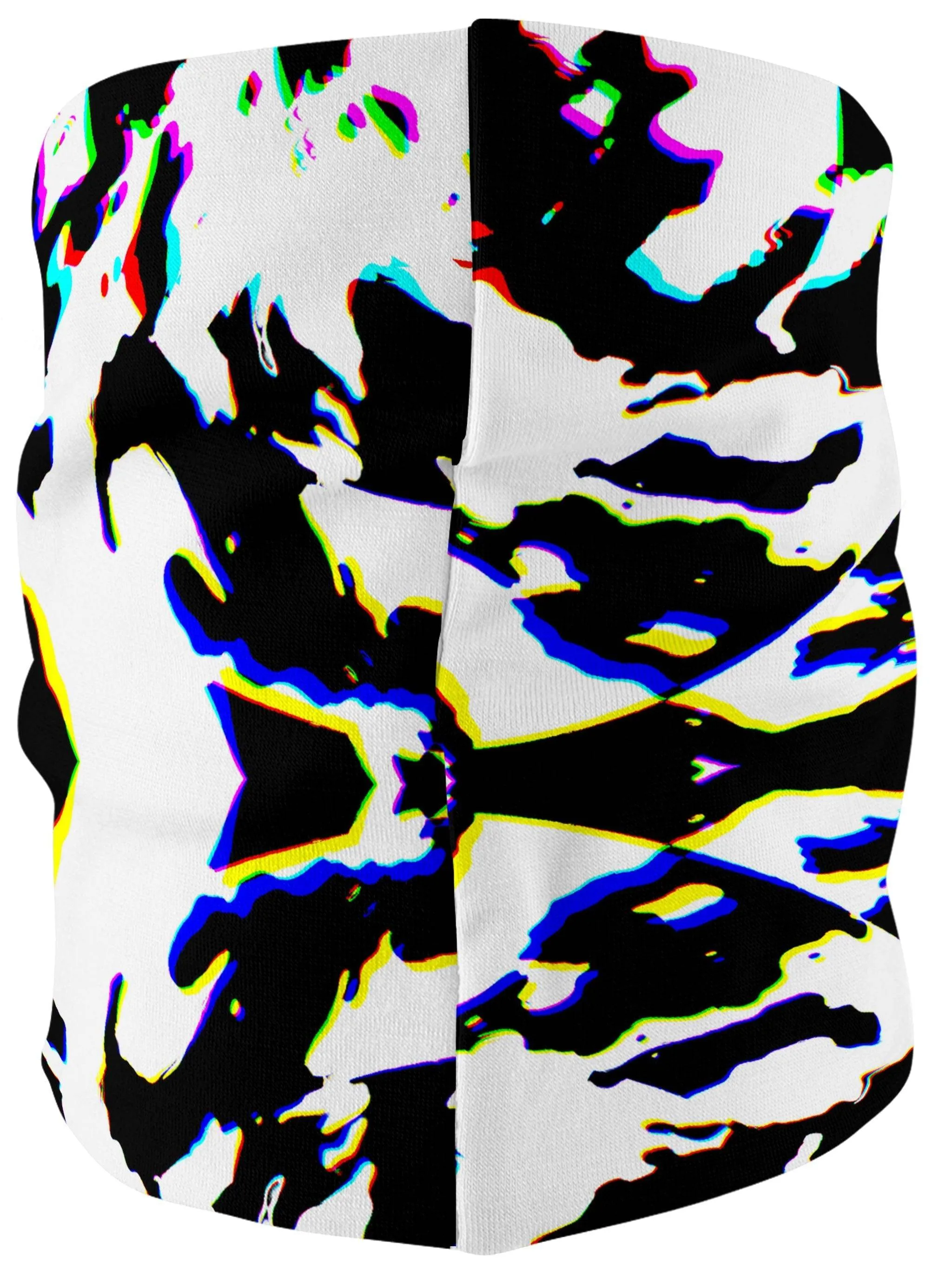 Cow Hide Print Rave Drip Bandana Mask sold by iEDM product image thumbnail 2