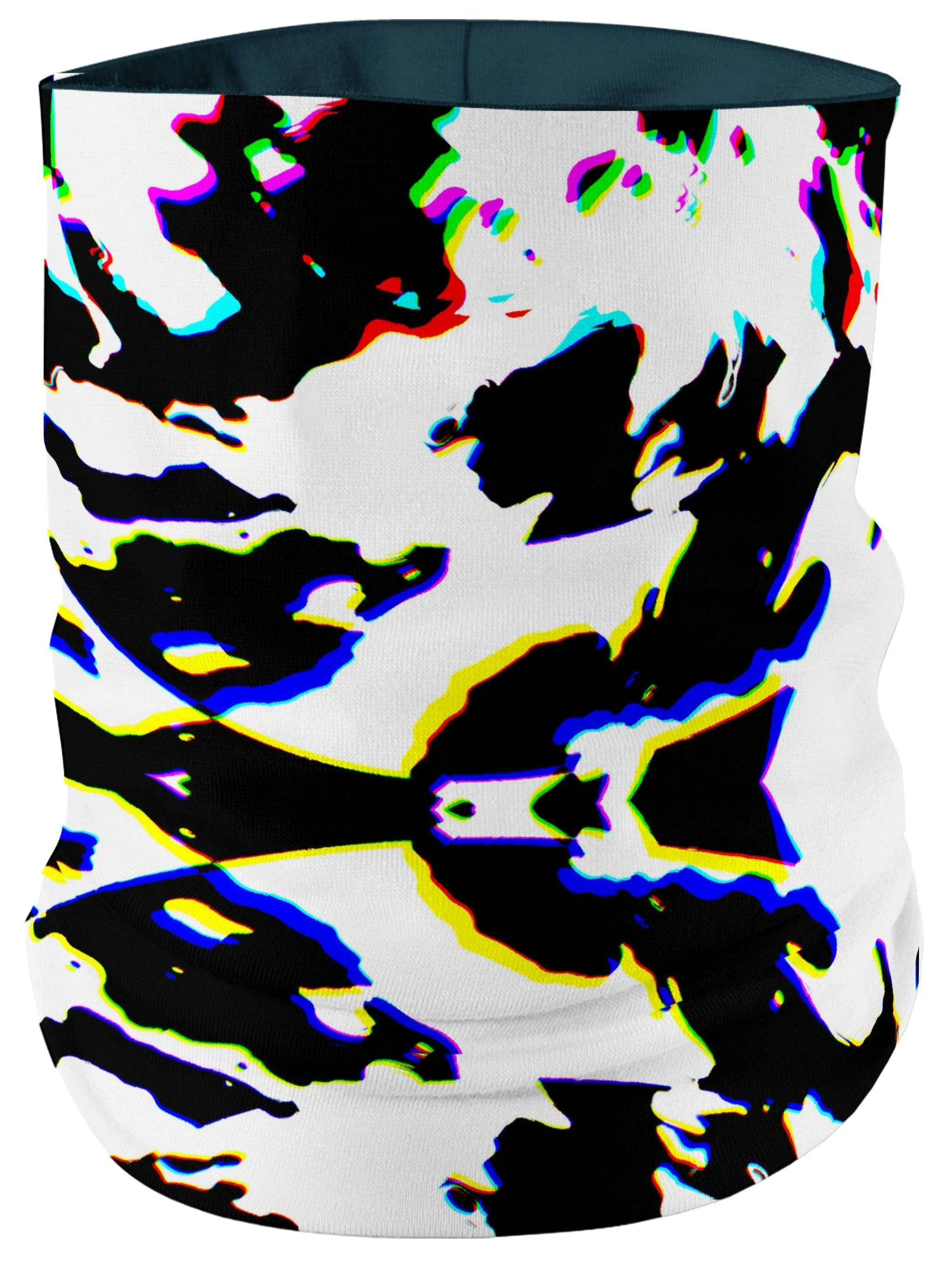 Cow Hide Print Rave Drip Bandana Mask sold by iEDM