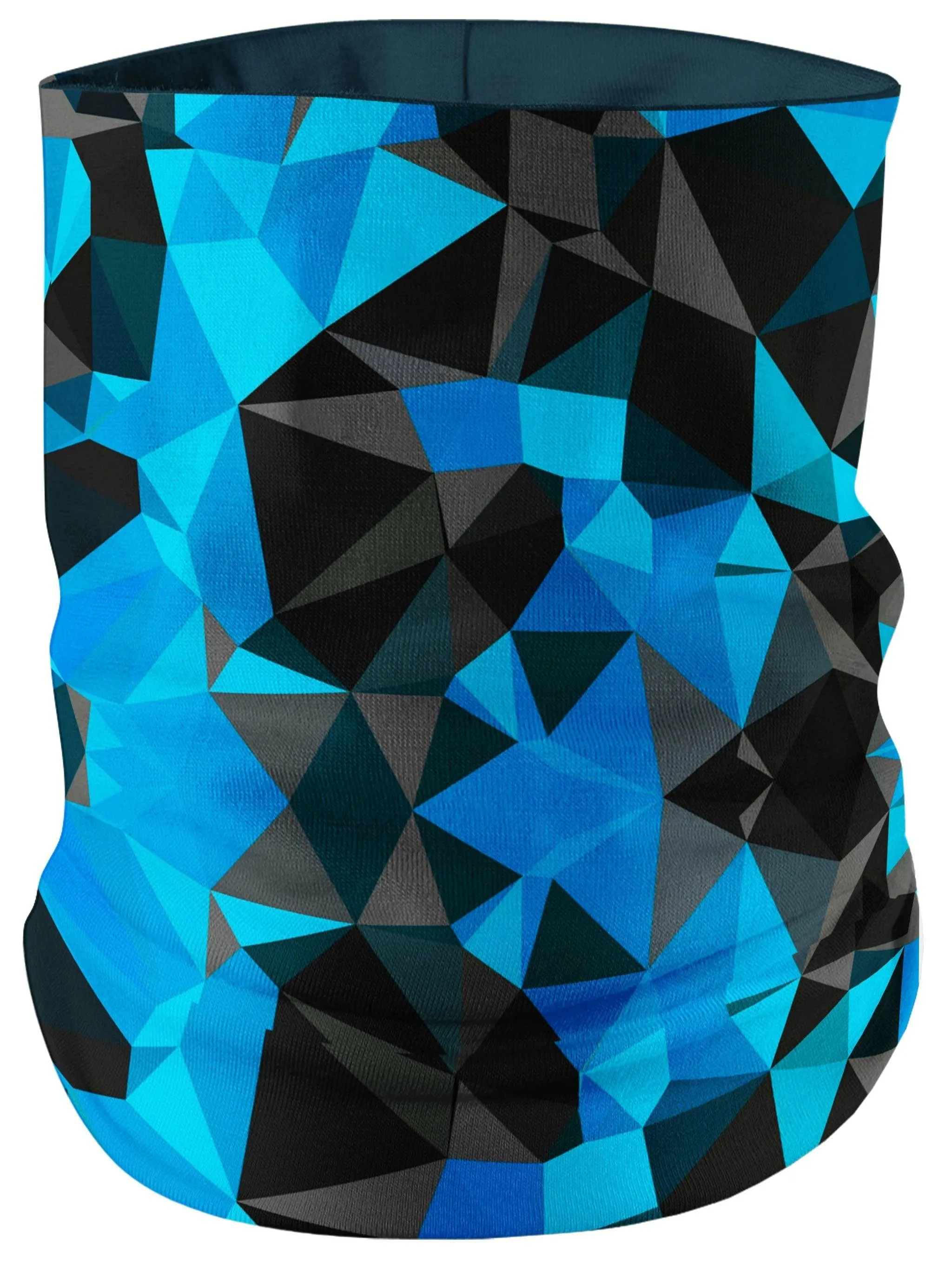 Blue and Black Geo Bandana Mask sold by iEDM