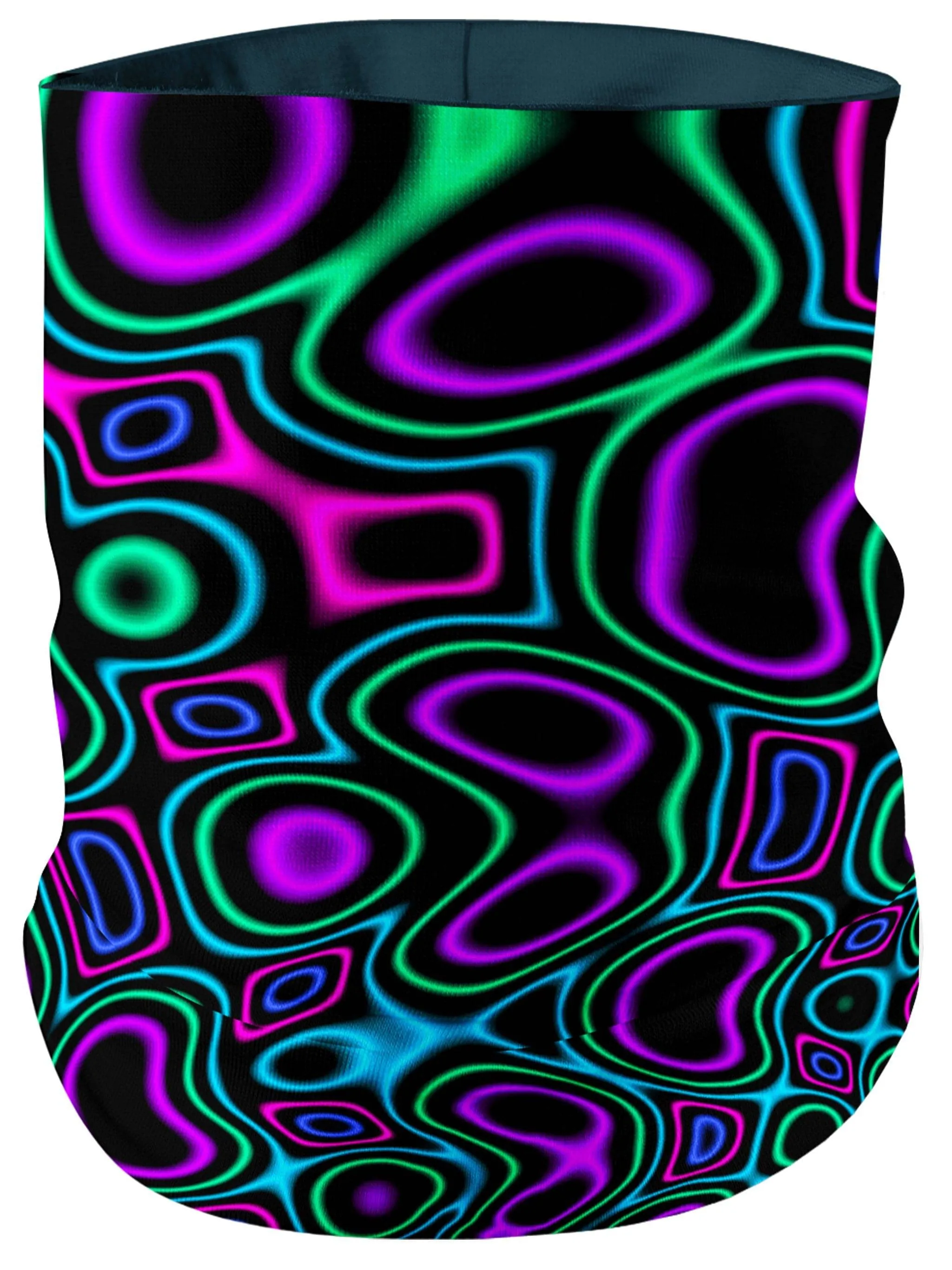 Fractal River Bandana Mask sold by iEDM