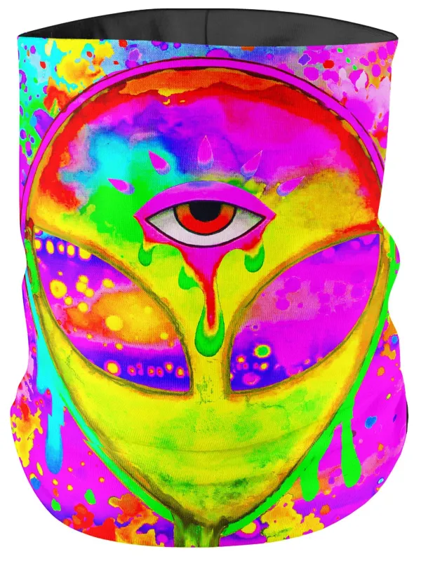 Alien Melt Yellow Bandana Mask sold by iEDM