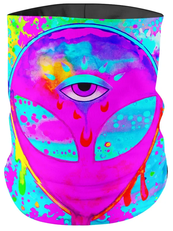 Alien Melt Pink Bandana Mask sold by iEDM