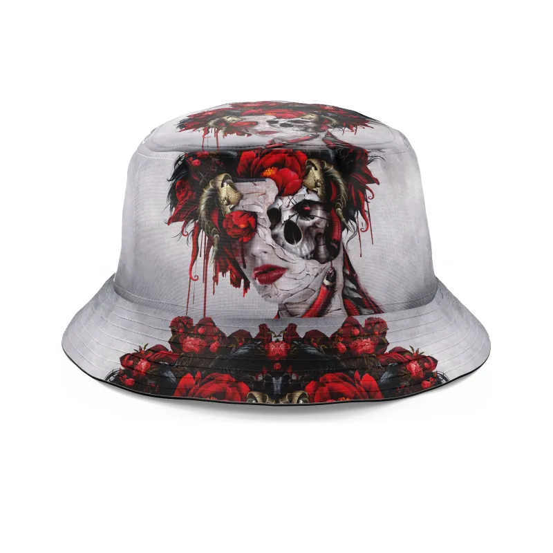 Red Queen Bucket Hat sold by iEDM