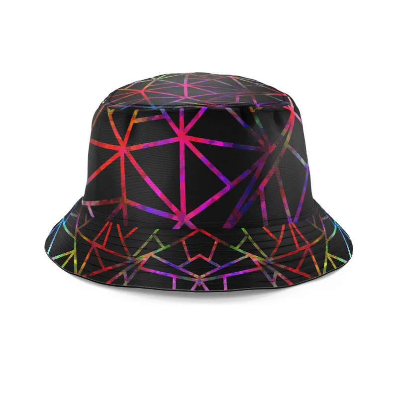 Webbed Geometric Bucket Hat sold by iEDM