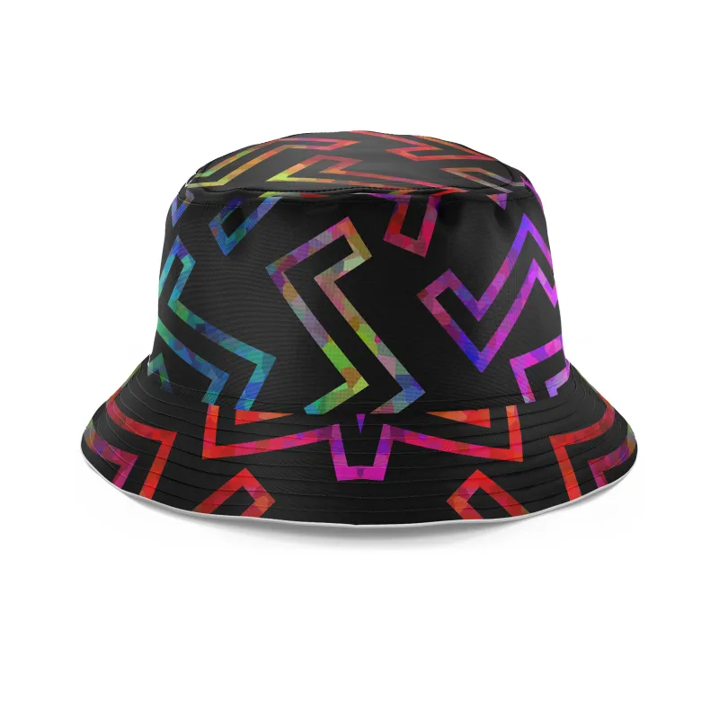 Sparkle Geometric Bucket Hat sold by iEDM
