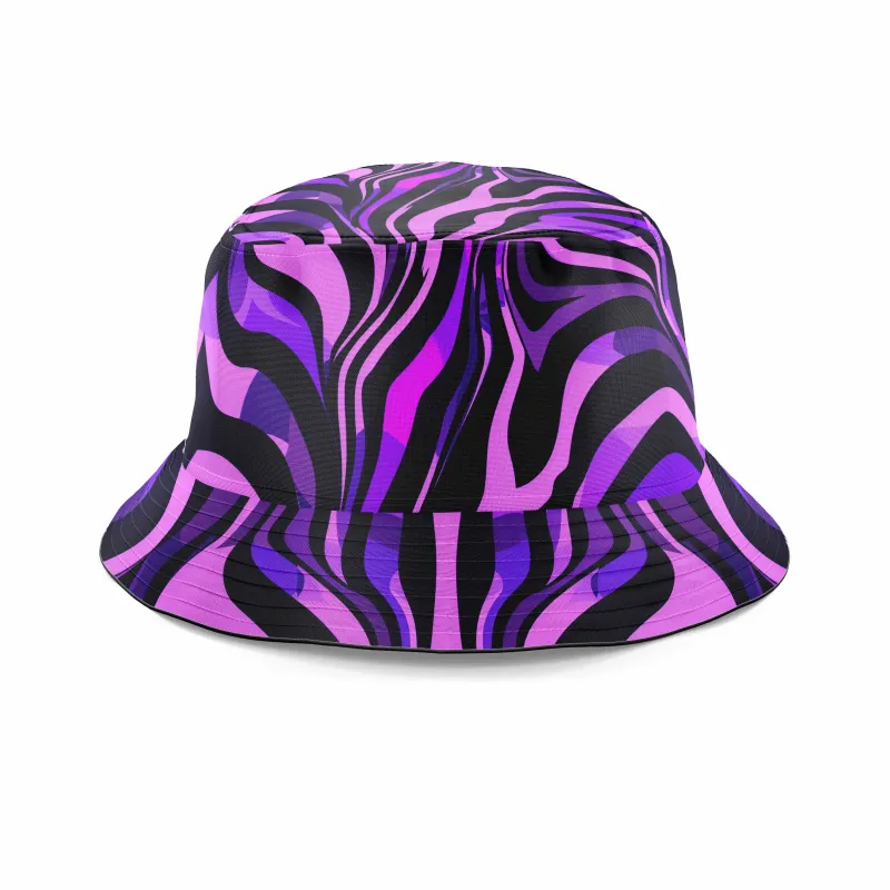 Noir Stripes Bucket Hat sold by iEDM