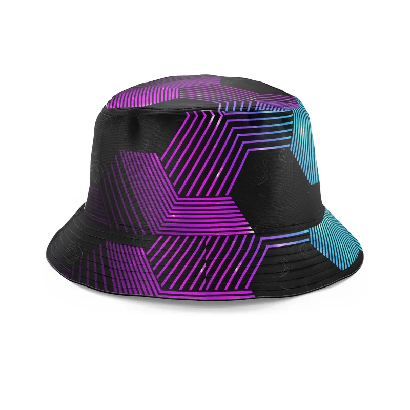Connected Hex Bucket Hat sold by iEDM