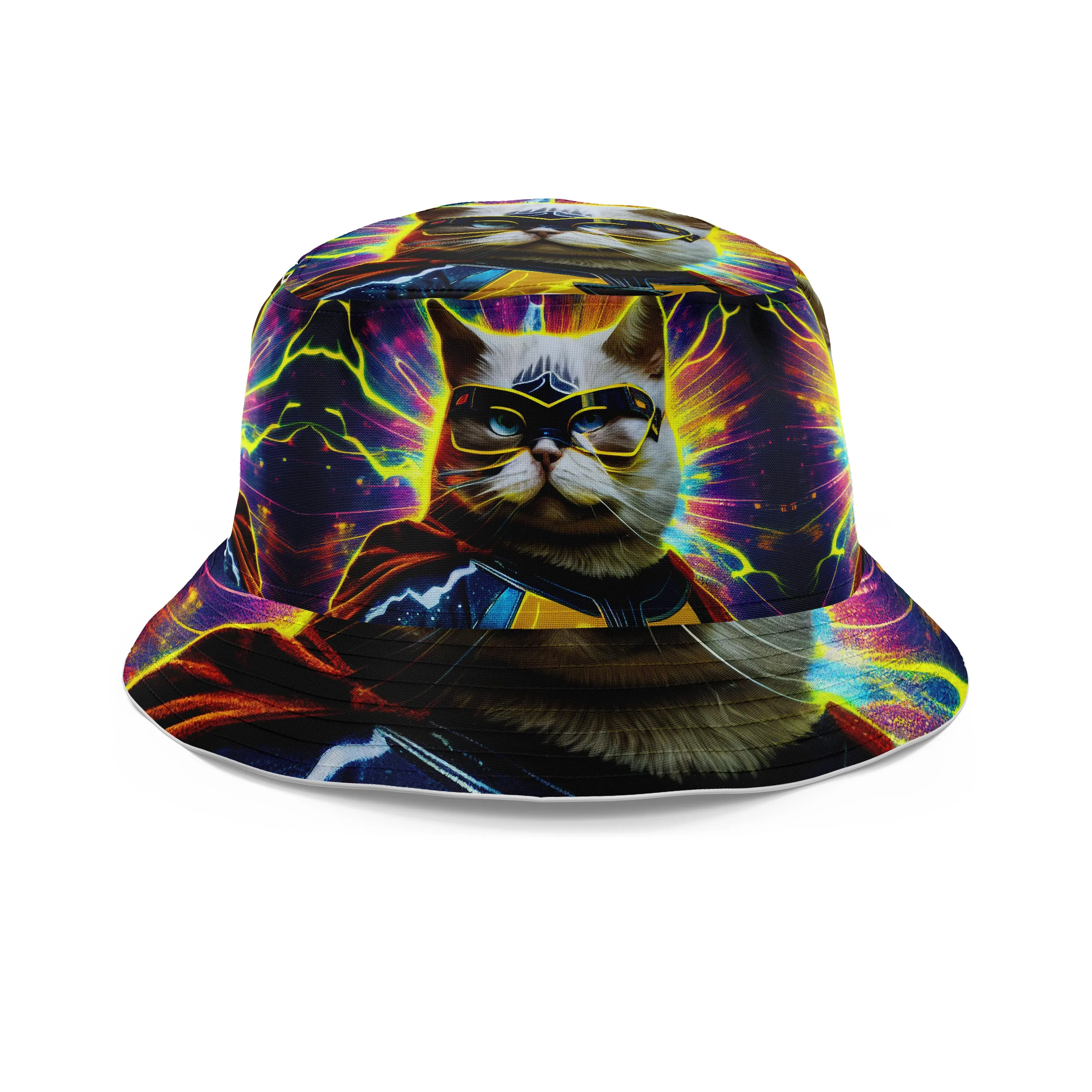 Cat Hero Bucket Hat sold by iEDM