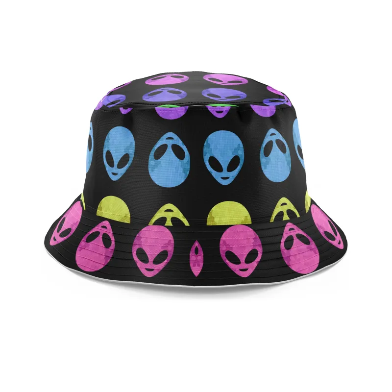 Alien Pattern Bucket Hat sold by iEDM