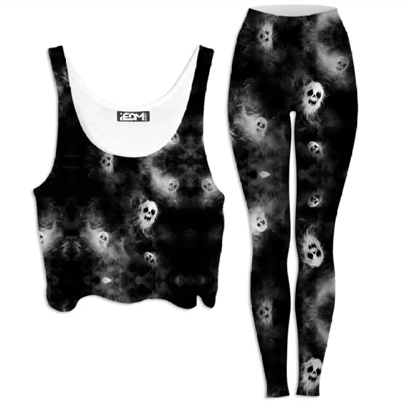 Phantom Mist Crop Top and Leggings Combo sold by iEDM