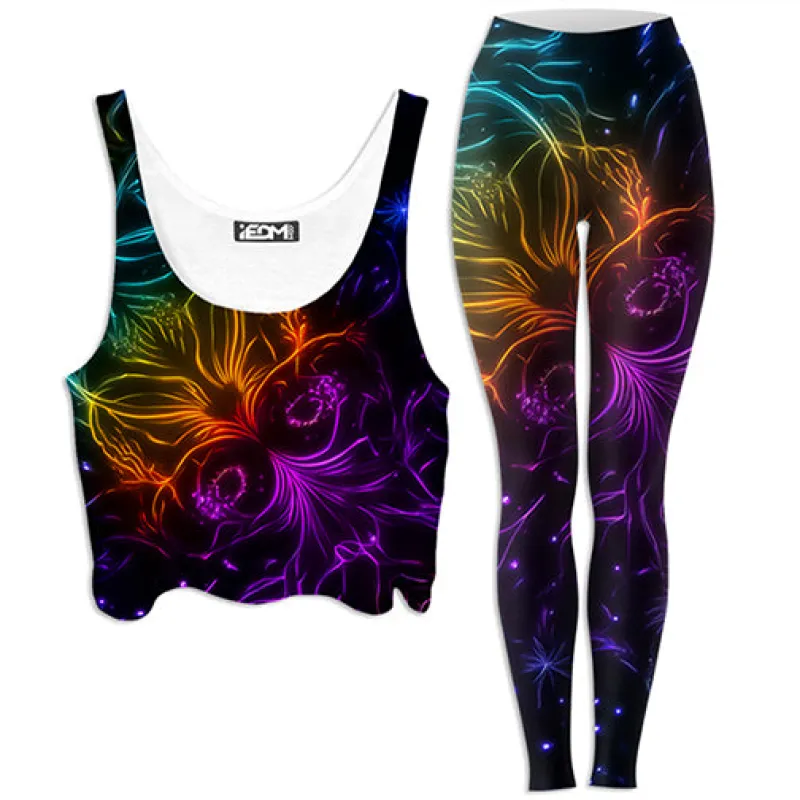 Flowstate Crop Top and Leggings Combo sold by iEDM