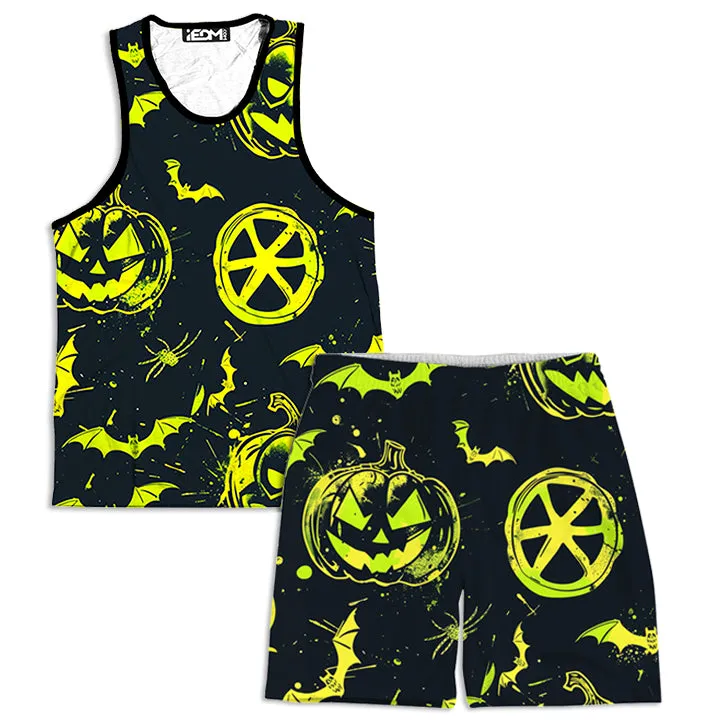 Ghoul Glow Men's Tank and Shorts Combo sold by iEDM