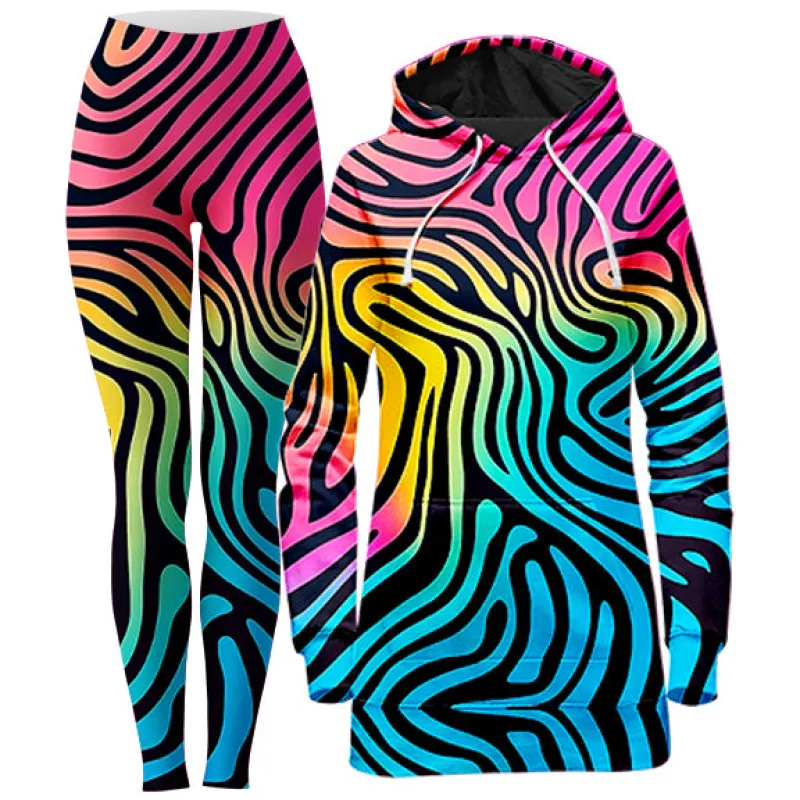 Hypnotica Hoodie Dress and Leggings Combo sold by iEDM