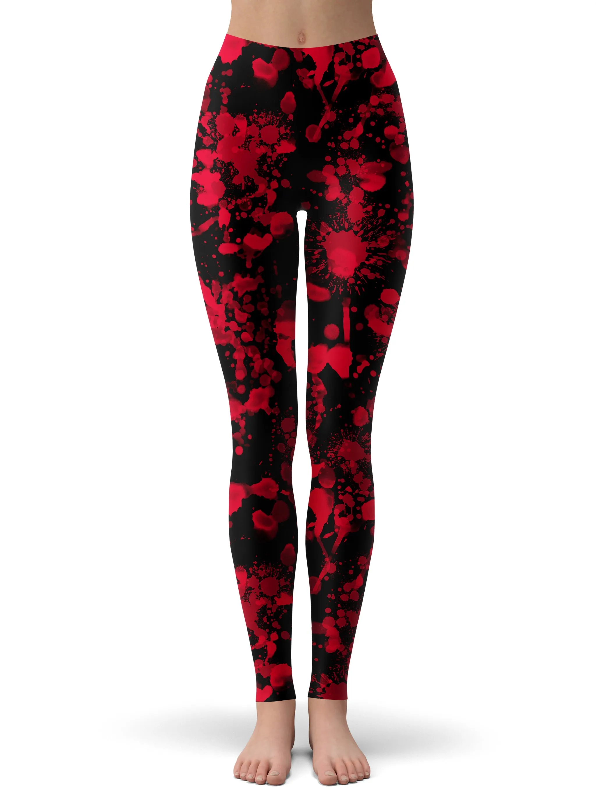 Bloody Black Crop Top and Leggings Combo sold by iEDM product image thumbnail 3