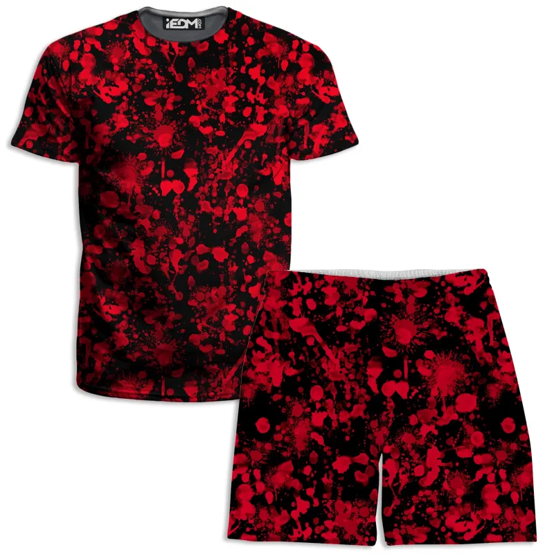 Bloody Black T-Shirt and Shorts Combo sold by iEDM