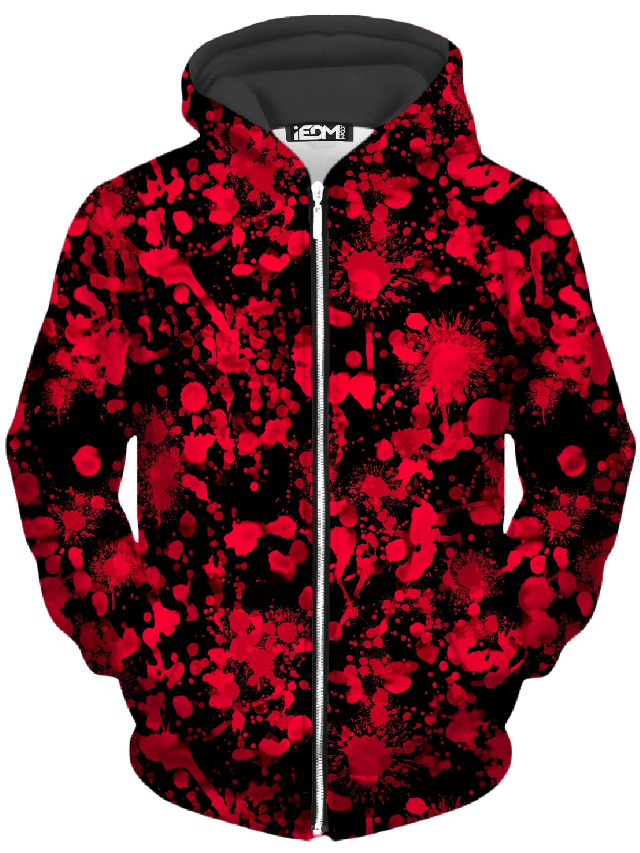 Bloody Black Zip-Up Hoodie and Leggings Combo sold by iEDM product image thumbnail 2