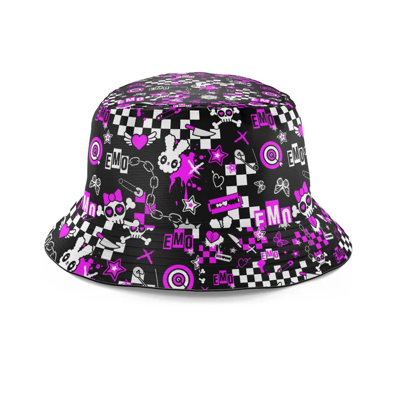 Emo Halloween Bucket Hat sold by iEDM