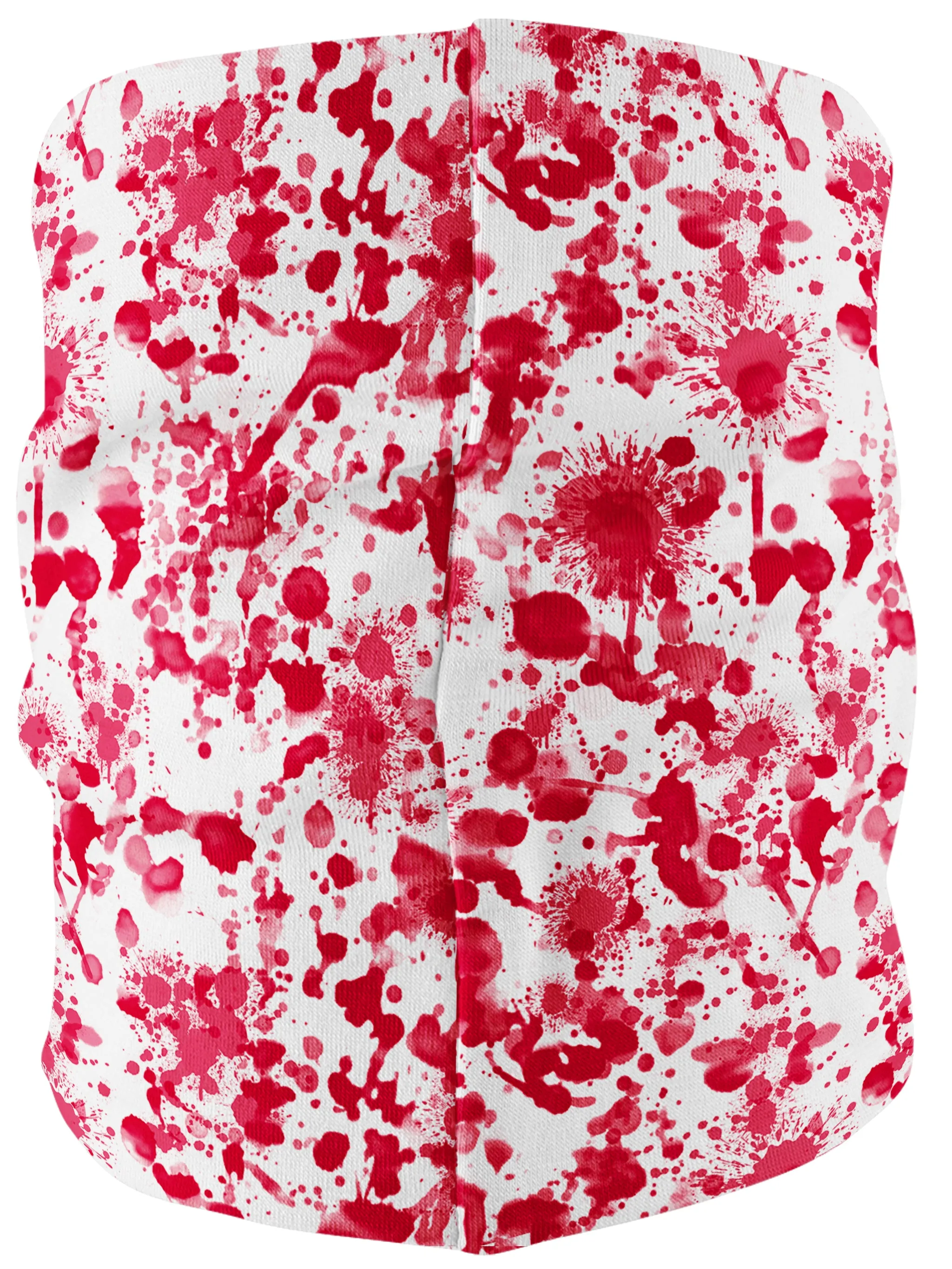 White Blood Print Bandana Mask sold by iEDM product image thumbnail 2