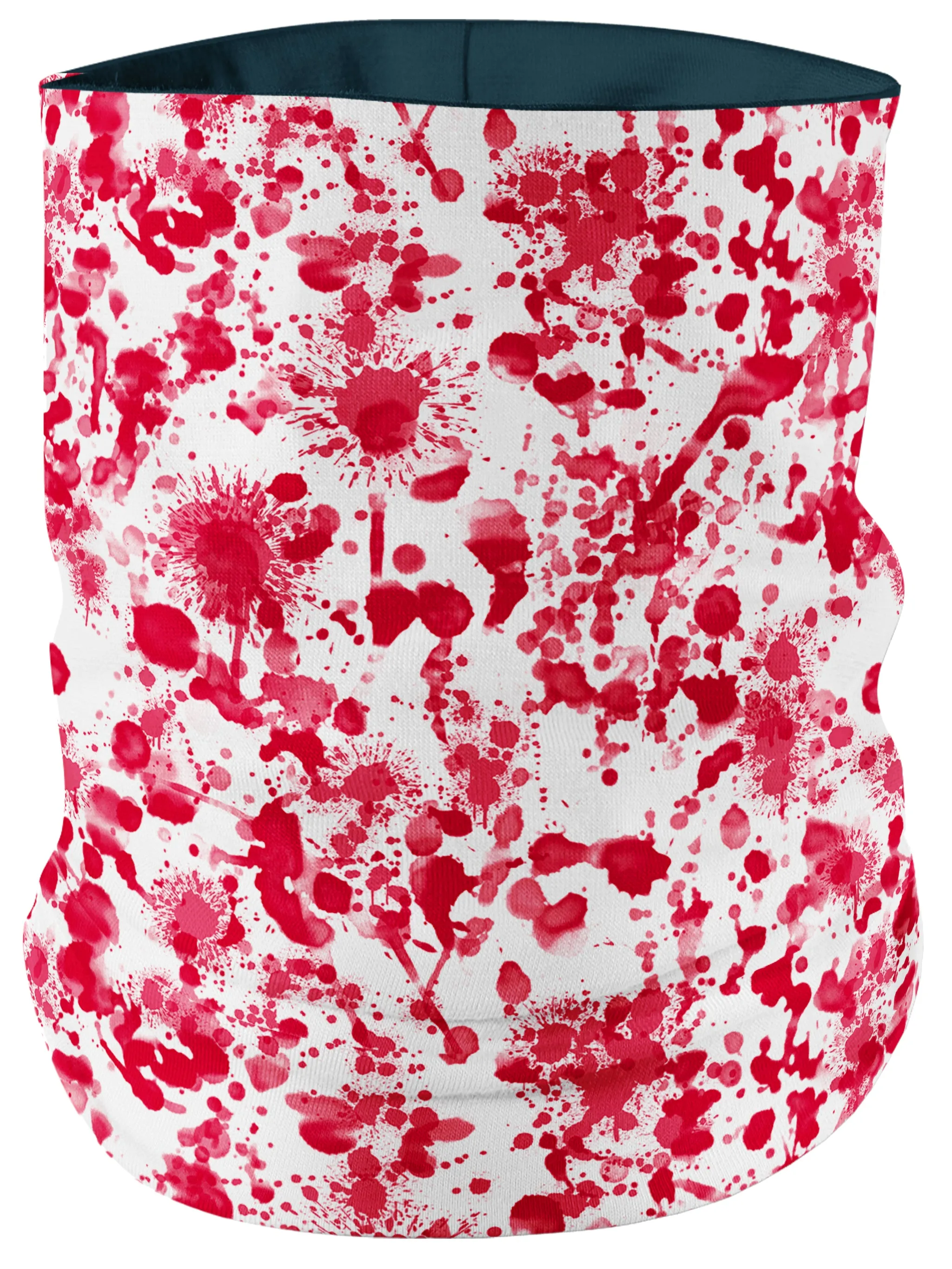 White Blood Print Bandana Mask sold by iEDM